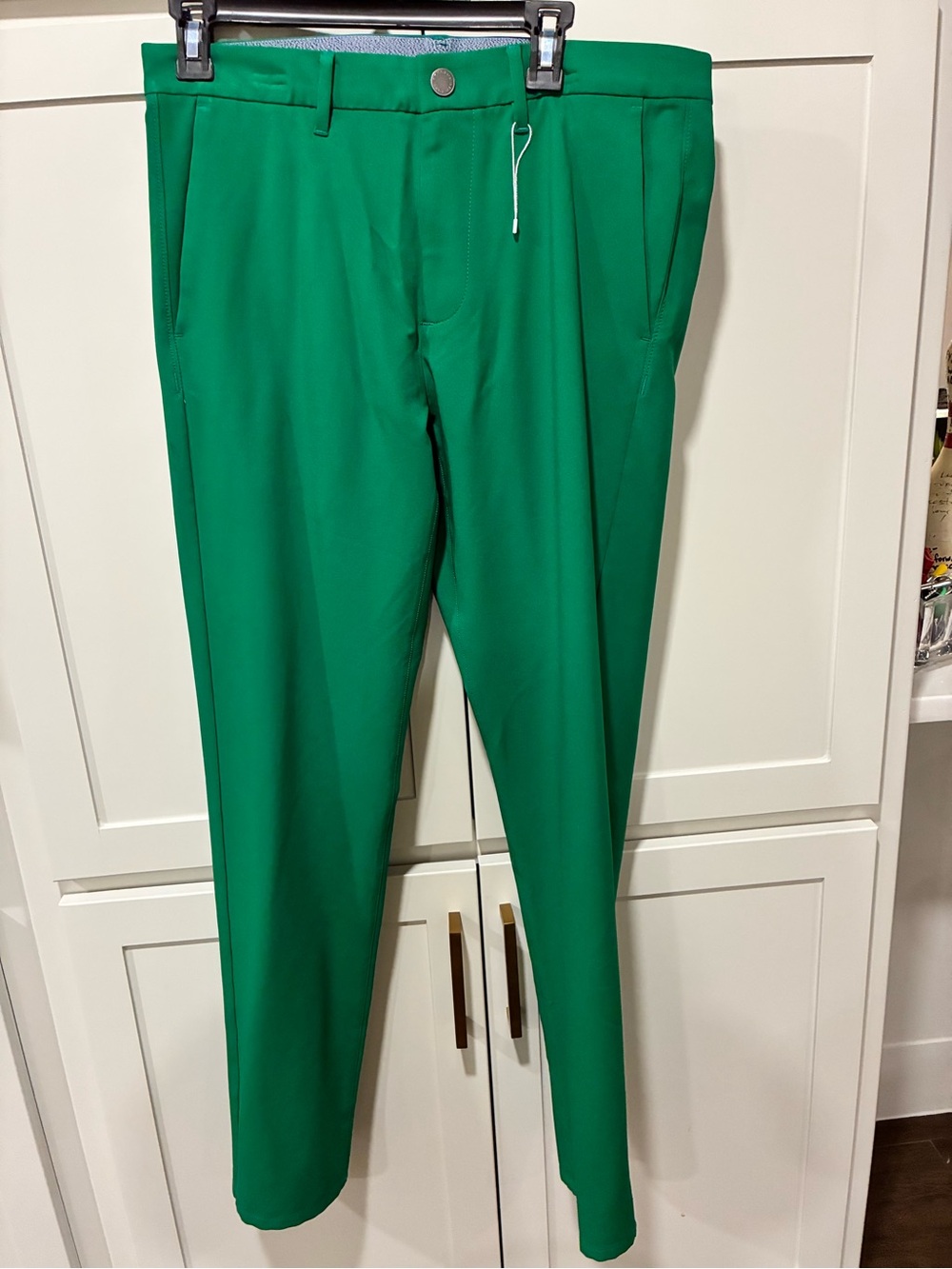 NWOT Bonobos Men's Green Slim Dress Pants 32/32